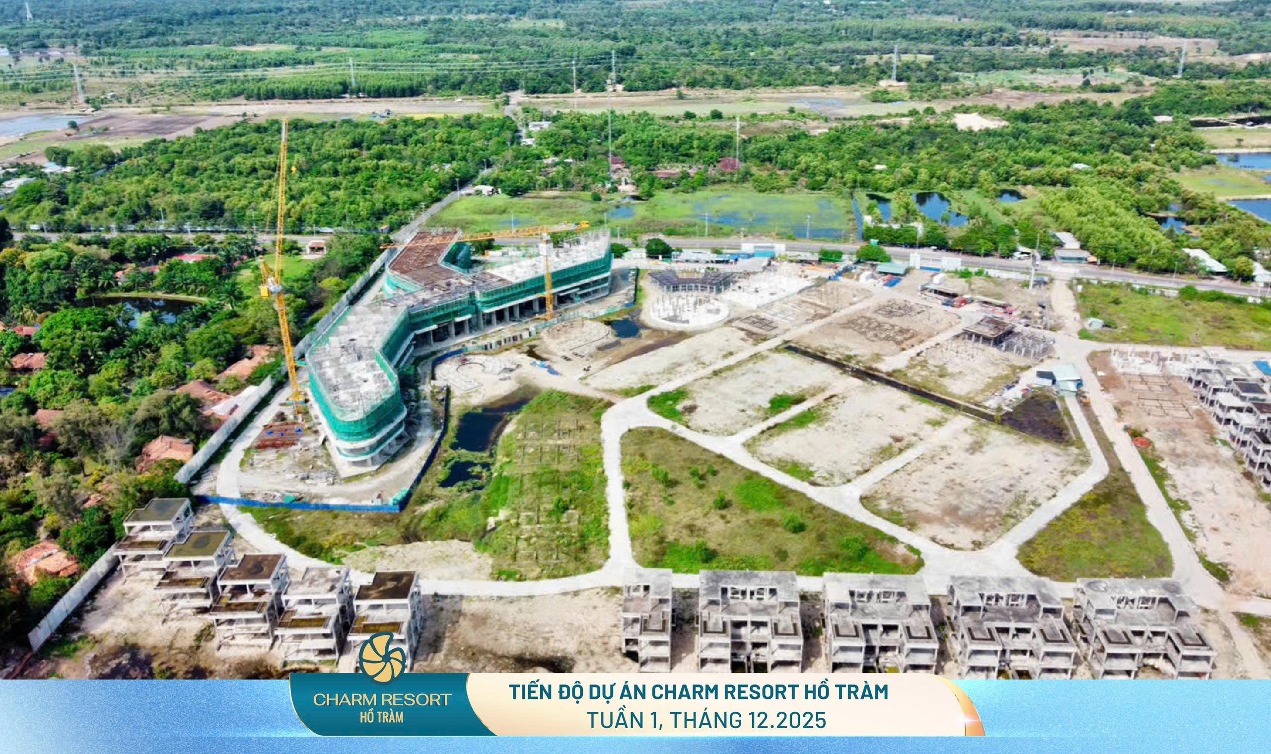 Charm Resort Hồ Tràm Tăng Tốc Tiến Độ Trên Từng Hạng Mục