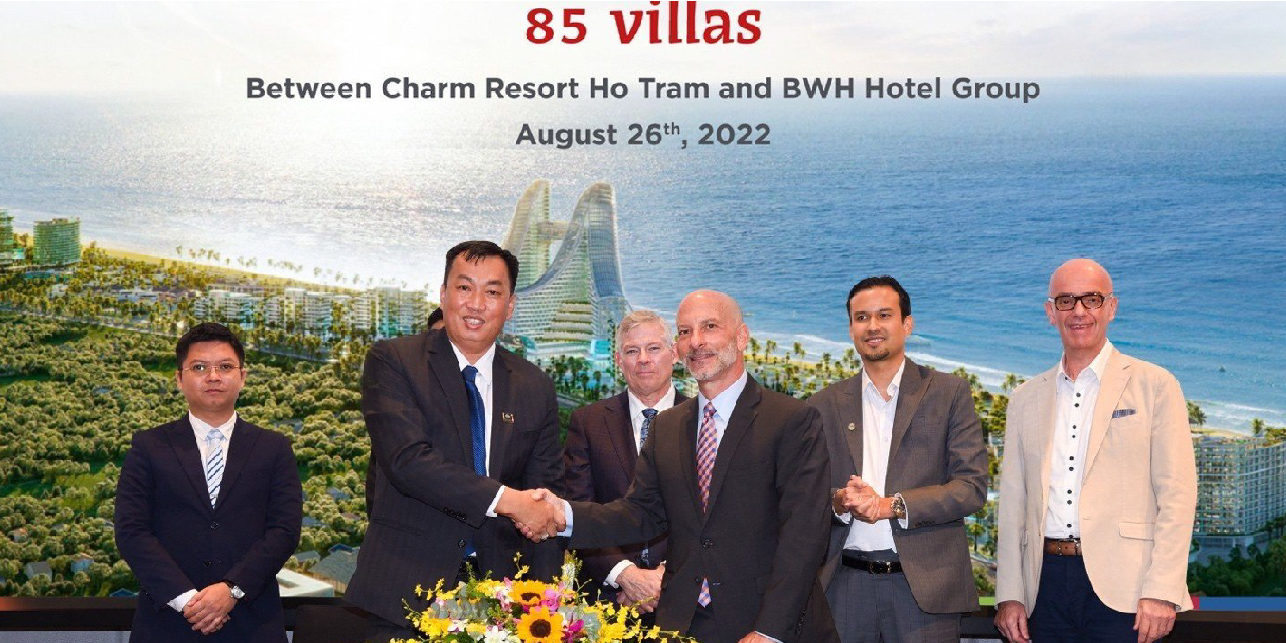 3 thương hiệu thuộc BWH Hotel Group tham gia quản lý vận hành Charm Resort Hồ Tràm